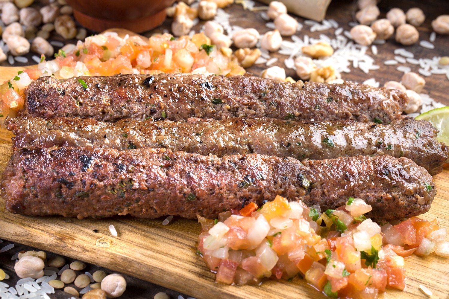 Kafta no espeto do Al Jafar